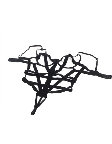 SUBBLIME BODY SEXY CON RECORTES NEGRO S M