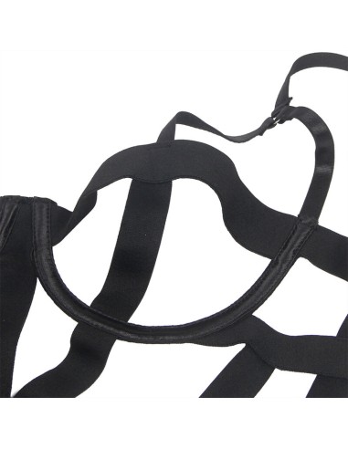 SUBBLIME BODY SEXY CON RECORTES NEGRO S M