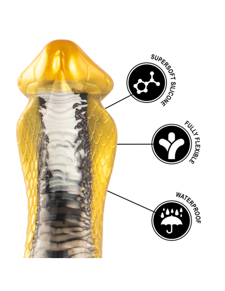 EPIC DRAKON DILDO COBRA AMARILLA