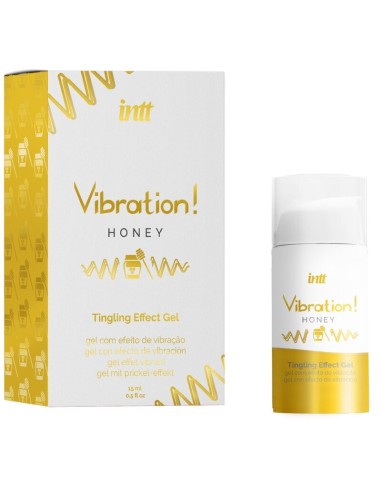 INTT POTENTE ESTIMULANTE INTIMO GEL VIBRADOR LIQUIDO MIEL 15 ML