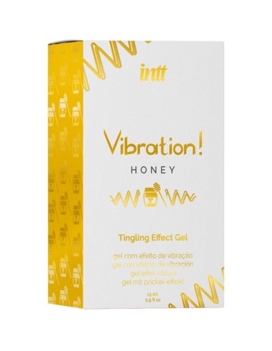 INTT POTENTE ESTIMULANTE INTIMO GEL VIBRADOR LIQUIDO MIEL 15 ML