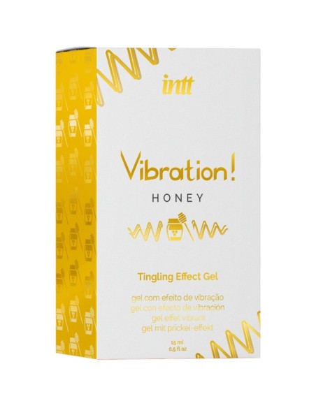 INTT POTENTE ESTIMULANTE INTIMO GEL VIBRADOR LIQUIDO MIEL 15 ML