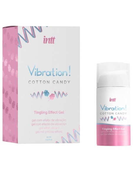 INTT POTENTE ESTIMULANTE INTIMO GEL VIBRADOR LIQUIDO ALGODON DE AZUCAR 15 ML