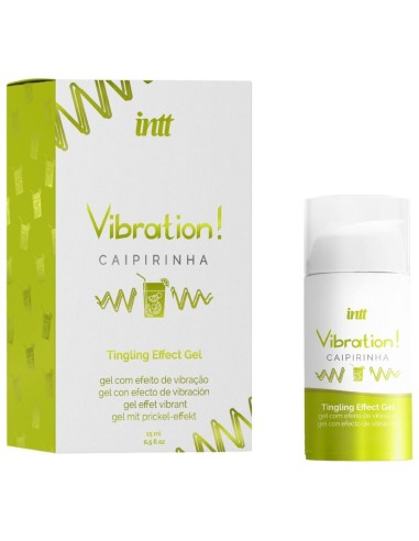 INTT POTENTE ESTIMULANTE INTIMO GEL VIBRADOR LIQUIDO CAIPIRINHA 15 ML