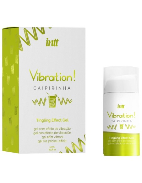 INTT POTENTE ESTIMULANTE INTIMO GEL VIBRADOR LIQUIDO CAIPIRINHA 15 ML