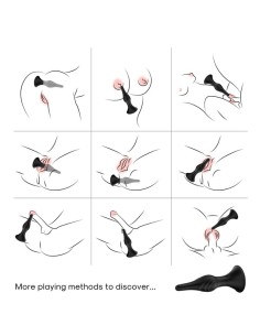 ARMONY VIBRADOR PLUG ANAL CONTROL REMOTO NEGRO 2