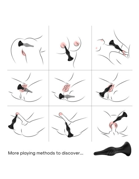 ARMONY VIBRADOR PLUG ANAL CONTROL REMOTO NEGRO