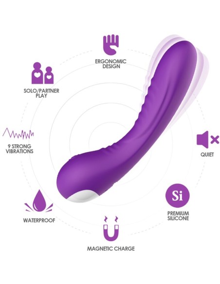 ARMONY LEGEND VIBRADOR SILICONA VIOLETA