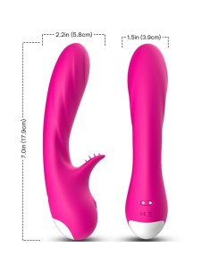 ARMONY ROMANCE VIBRADOR CON ESTIMULADOR FUCSIA