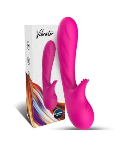 ARMONY ROMANCE VIBRADOR CON ESTIMULADOR FUCSIA