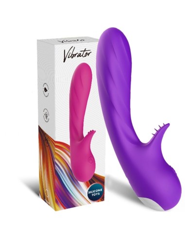 ARMONY ROMANCE VIBRADOR CON ESTIMULADOR VIOLETA