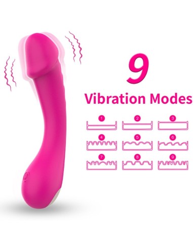 ARMONY DILDO VIBRADOR PUNTO G SILICONA FUCSIA