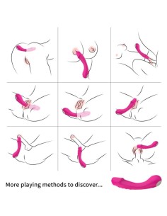 ARMONY DILDO VIBRADOR PUNTO G SILICONA FUCSIA 2