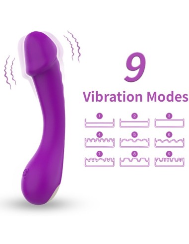 ARMONY DILDO VIBRADOR PUNTO G SILICONA VIOLETA