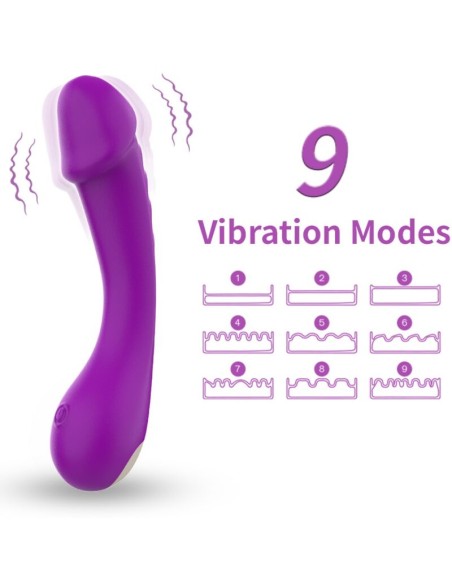 ARMONY DILDO VIBRADOR PUNTO G SILICONA VIOLETA