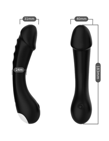 ARMONY DILDO VIBRADOR PUNTO G SILICONA NEGRO