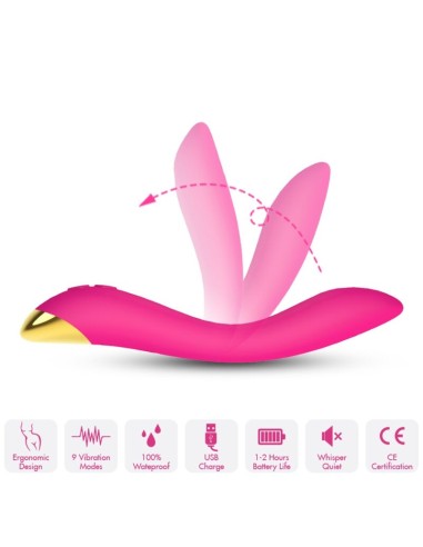 ARMONY FLAMINGO VIBRADOR MULTIPOSICION FUCSIA