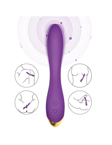 ARMONY FLAMINGO VIBRADOR MULTIPOSICION VIOLETA