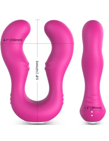 ARMONY SERAPH VIBRADOR DOBLE CONTROL REMOTO FUCSIA