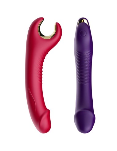 ARMONY PRINCE DILDO VIBRADOR ROTADOR ROJO