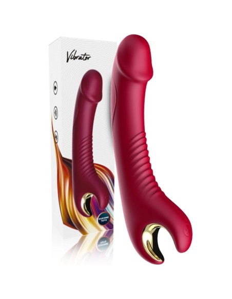 ARMONY PRINCE DILDO VIBRADOR ROTADOR ROJO