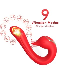 ARMONY DELFIN VIBRADOR MULTIPOSICION EFECTO CALOR ROJO