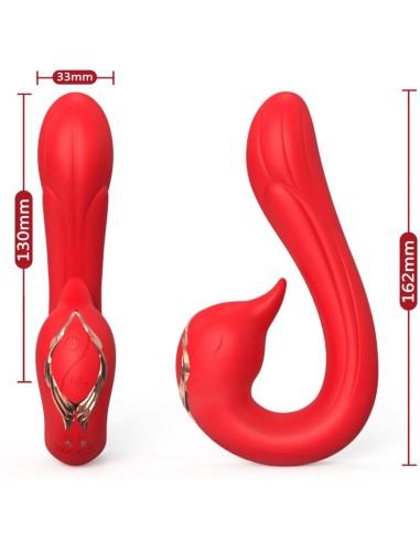ARMONY DELFIN VIBRADOR MULTIPOSICION EFECTO CALOR ROJO