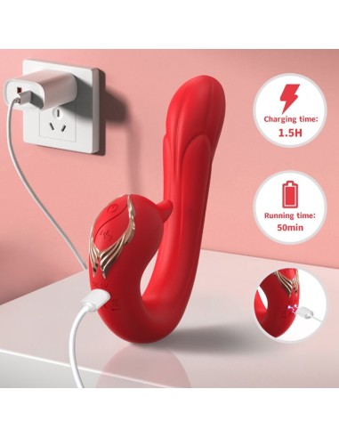 ARMONY DELFIN VIBRADOR MULTIPOSICION EFECTO CALOR ROJO