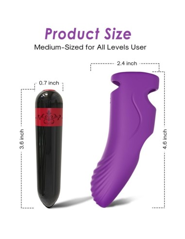 ARMONY AURORA VIBRADOR DEDAL VIOLETA