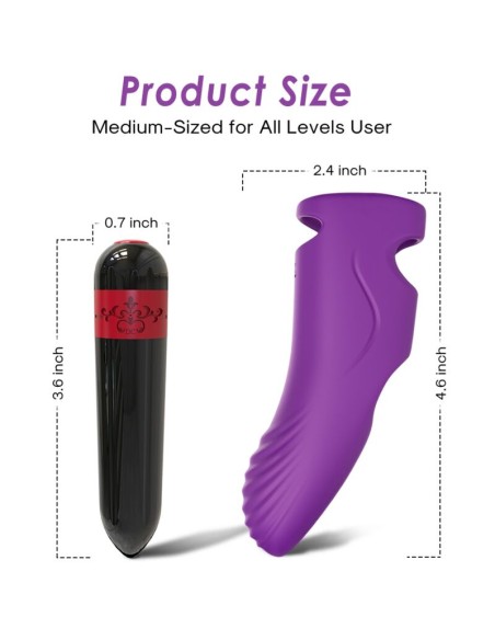 ARMONY AURORA VIBRADOR DEDAL VIOLETA