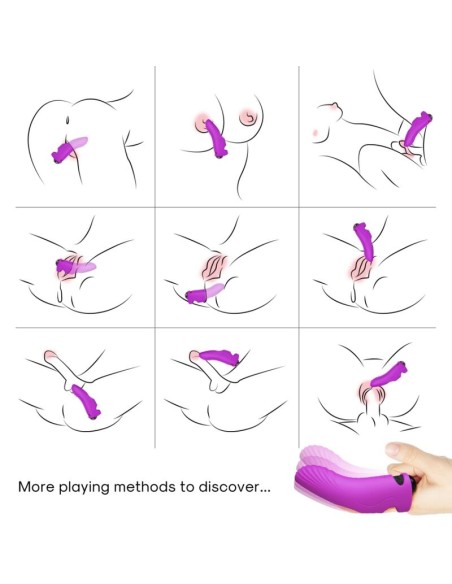 ARMONY AURORA VIBRADOR DEDAL VIOLETA