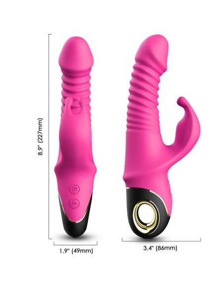 ARMONY ZING DILDO VIBRADOR RABBIT FUCSIA