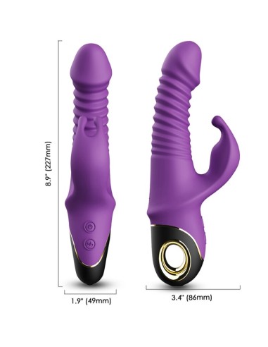 ARMONY ZING DILDO VIBRADOR RABBIT VIOLETA