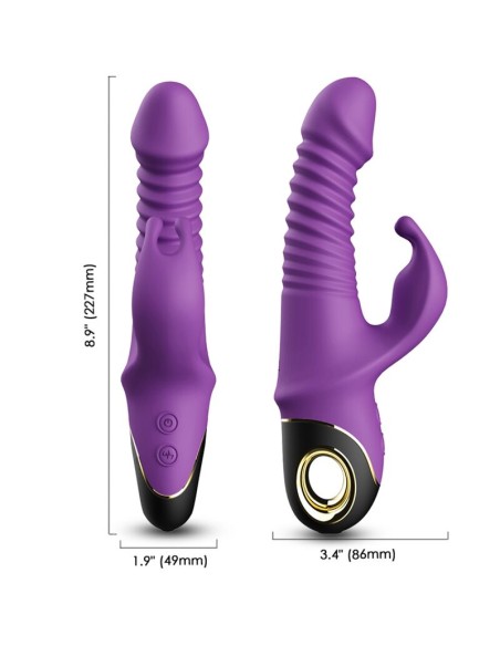 ARMONY ZING DILDO VIBRADOR RABBIT VIOLETA