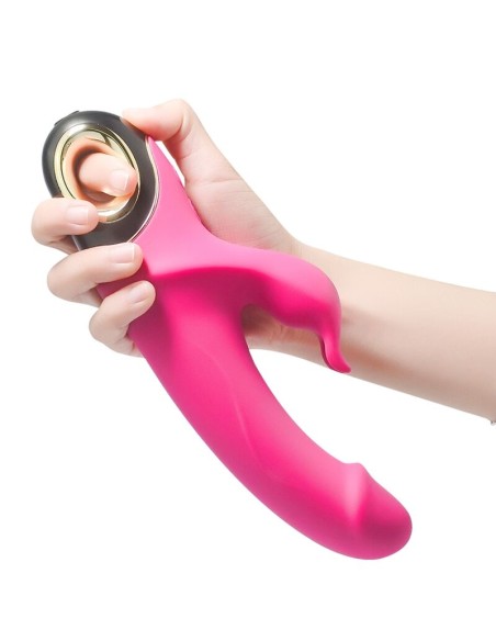 ARMONY METEROR DILDO VIBRADOR RABBIT ROTADOR FUCSIA