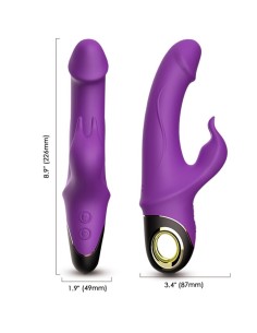 ARMONY METEROR DILDO VIBRADOR RABBIT ROTADOR VIOLETA