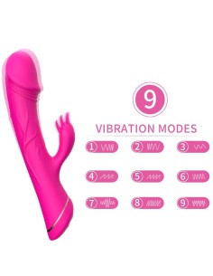 ARMONY DILDO VIBRADOR RABBIT SILICONA FUCSIA