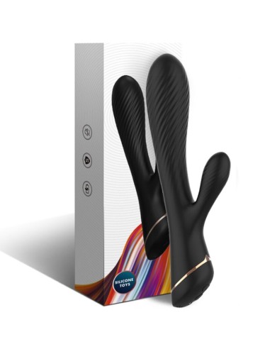 ARMONY VIBRADOR RABBIT SILICONA NEGRO