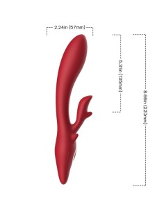 ARMONY ELK VIBRADOR RABBIT CURVO RED 2