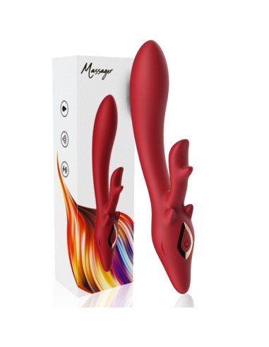 ARMONY ELK VIBRADOR RABBIT CURVO RED