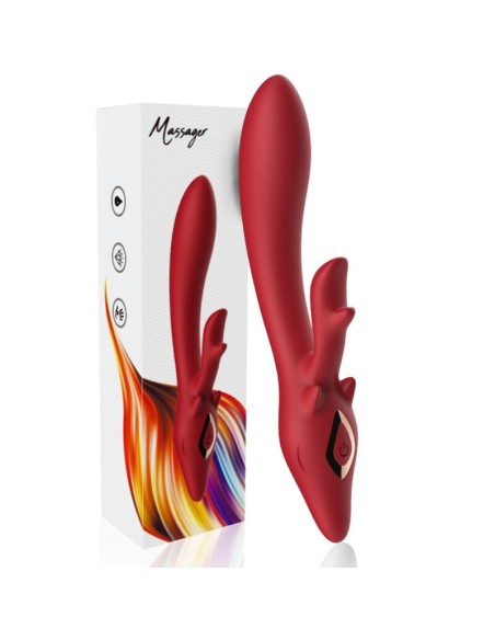 ARMONY ELK VIBRADOR RABBIT CURVO RED