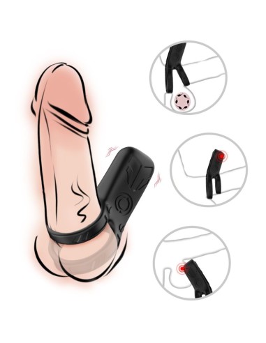ARMONY DOBLE ANILLO VIBRADOR NEGRO