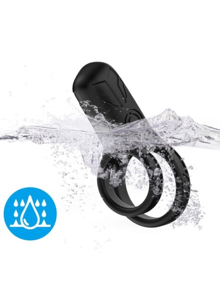 ARMONY DOBLE ANILLO VIBRADOR NEGRO