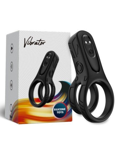 ARMONY DOBLE ANILLO VIBRADOR NEGRO