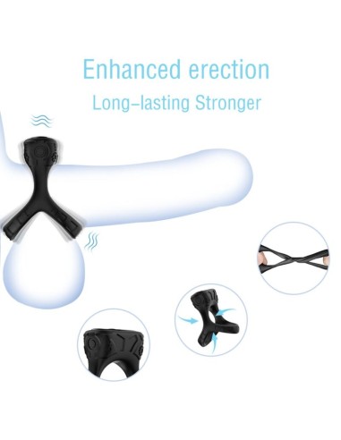 ARMONY ANILLO VIBRADOR MULTIPOSICION NEGRO