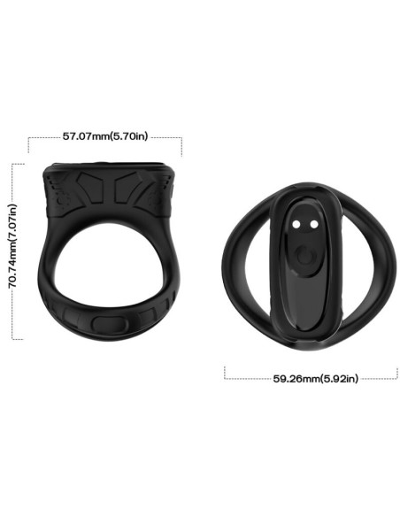 ARMONY ANILLO VIBRADOR MULTIPOSICION NEGRO