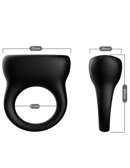 ARMONY ANILLO VIBRADOR NEGRO
