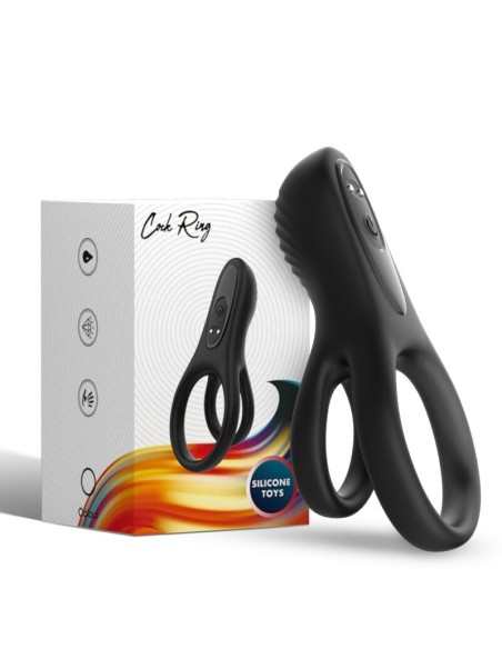 ARMONY DOBLE ANILLO VIBRADOR NEGRO