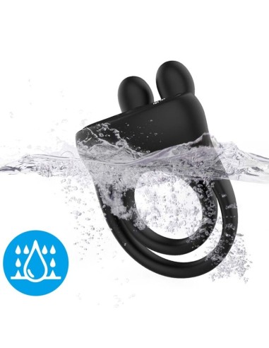 ARMONY ANILLO VIBRADOR RABBIT NEGRO