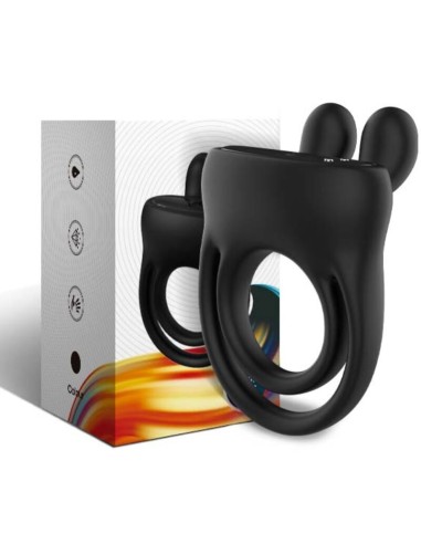 ARMONY ANILLO VIBRADOR RABBIT NEGRO